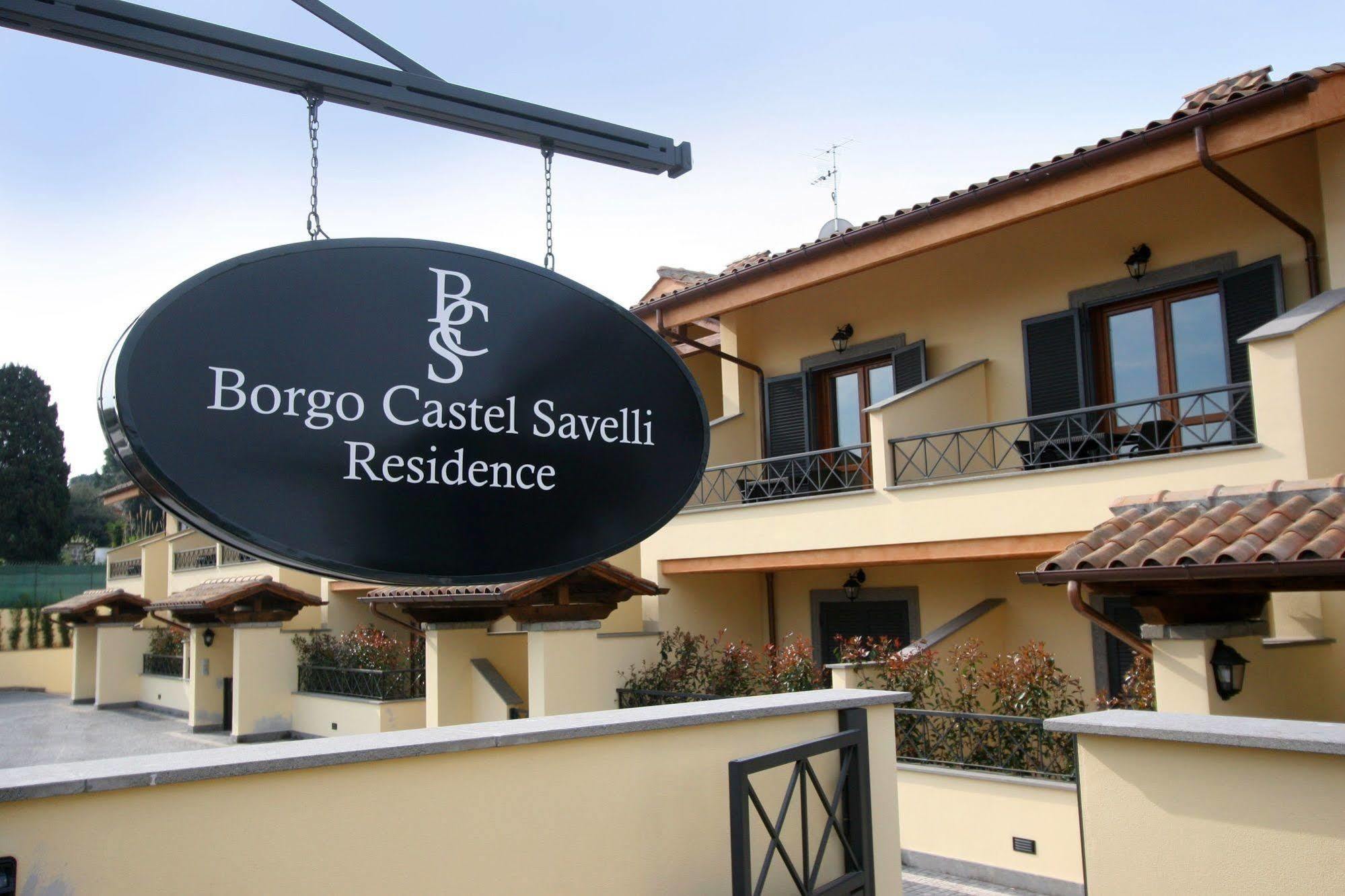 Borgo Castel Savelli Aparthotel Grottaferrata Bagian luar foto